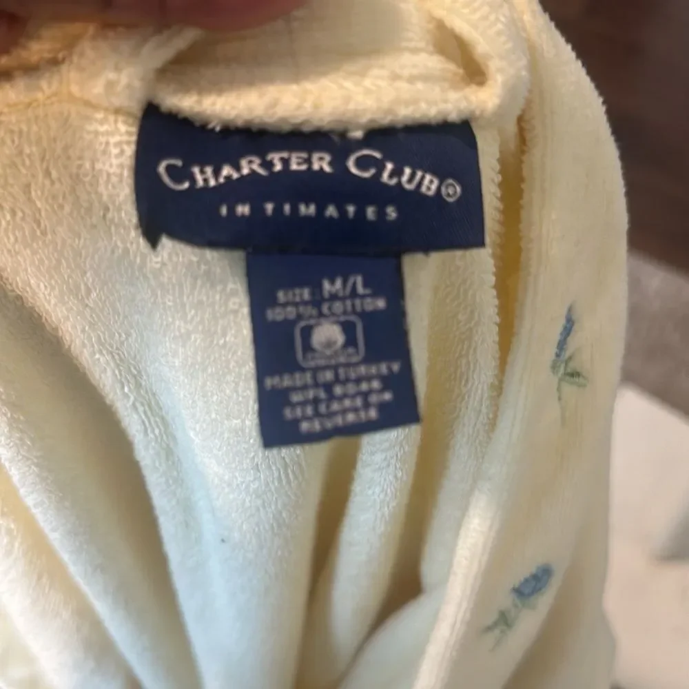 Charter Club Turkish Cotton Robe M/L